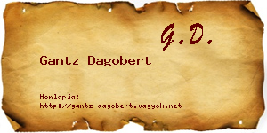 Gantz Dagobert névjegykártya